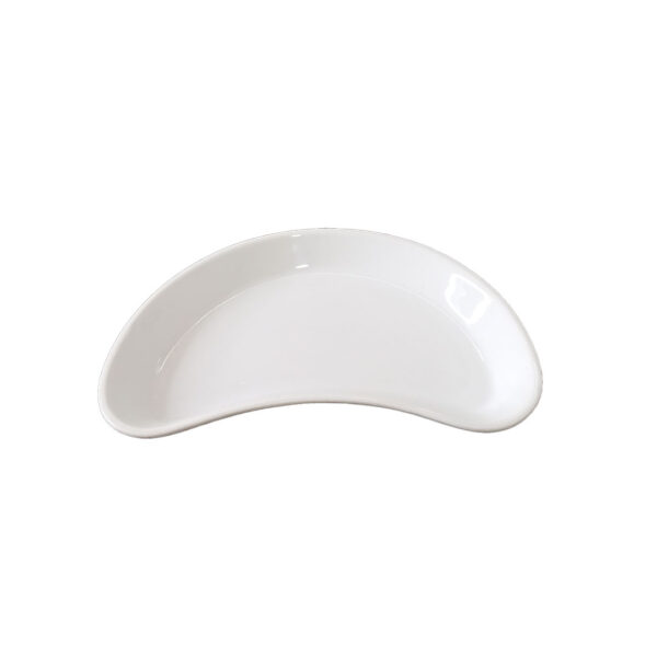 0050 Ceramic Crescent Shaped Plate L25cm