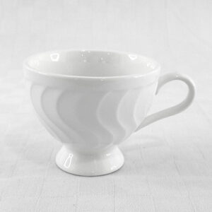 Ceramic Wavy Cup D9.2cm H7cm