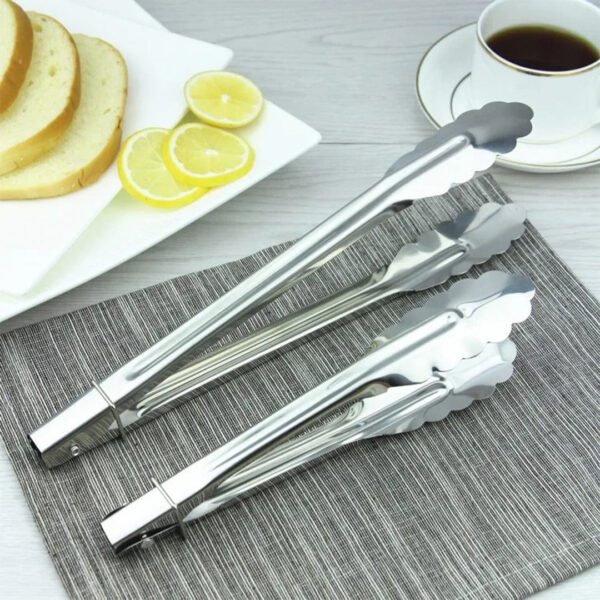 2pc S/Steel Food Tongs Set (12" & 16")