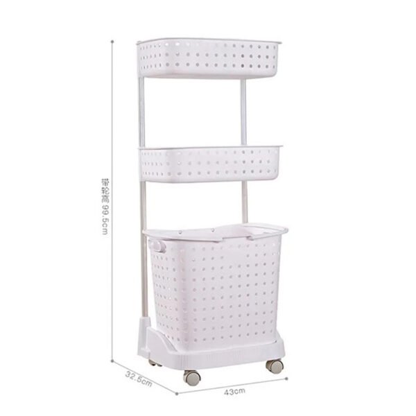 3 Tier Multipurpose Storage Trolley