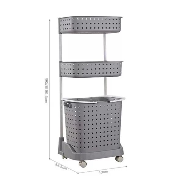 3 Tier Multipurpose Storage Trolley