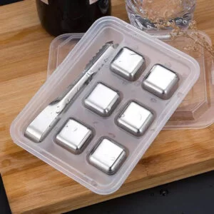 Steel Ice Cube Set