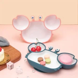 silicone baby plates