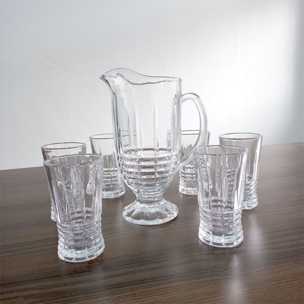 7pc-Jug-Set-Crystal-Design