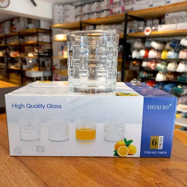 Whiskey/Juice Glass 6pc Set 280ml