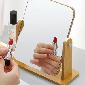 Desktop Makeup Mirror (Wooden)