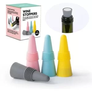 Wine Bottle Stoppers 4pc Set