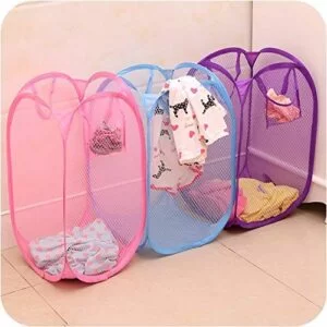 Pop Up Laundry Mesh Basket - Collapsible