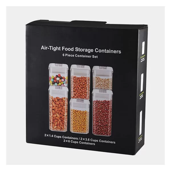 6-Piece Airtight Food Storage Container Set