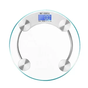 180kg glass bathroom scale