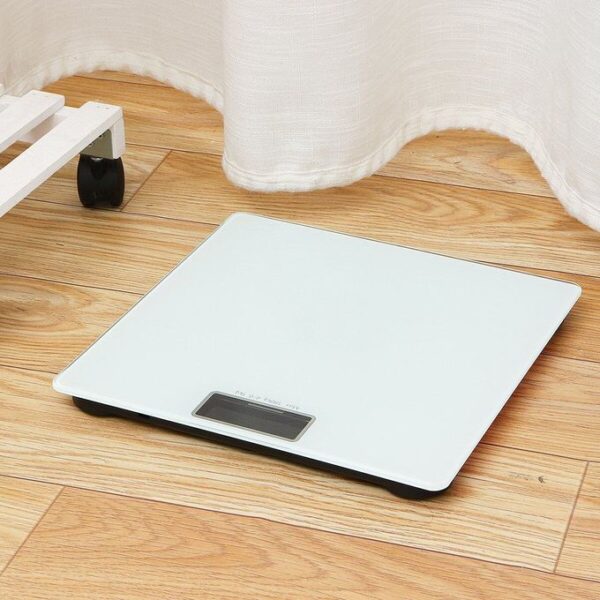 White Glass Bathroom Scale