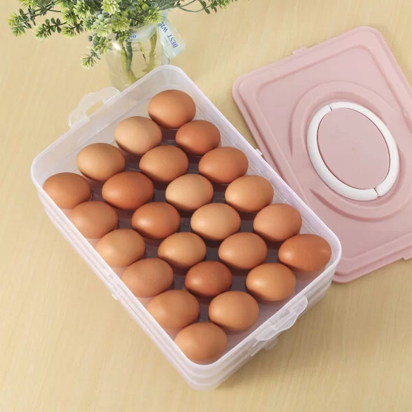 Egg Storage Container - 3 Layers x 24 Cells - Image 2