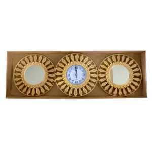 Wall Clock Set - Golden