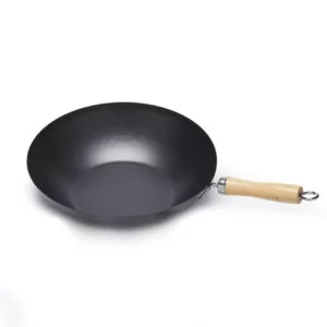 Classic Nonstick Wok – 24cm with Ergonomic Wooden Handle