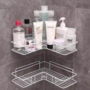 bathroom steel corner shelf