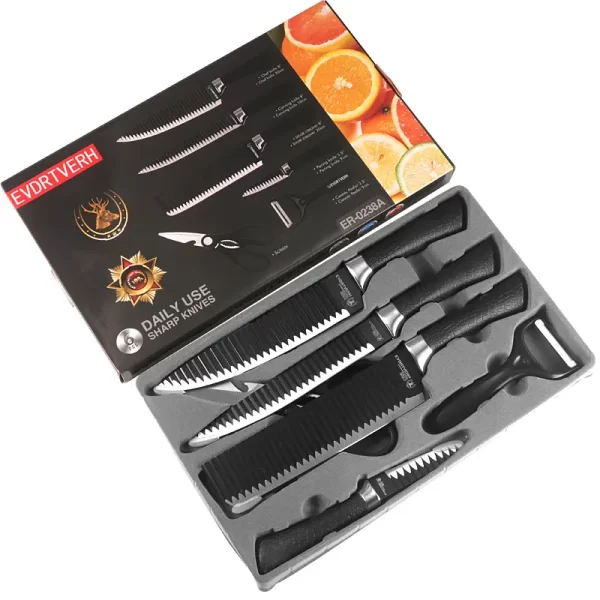 6pc knife set