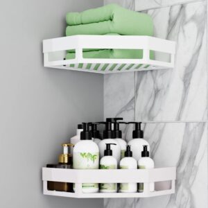 bathroom corner shelf