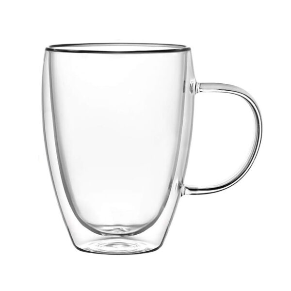 double walled borosilicate mug