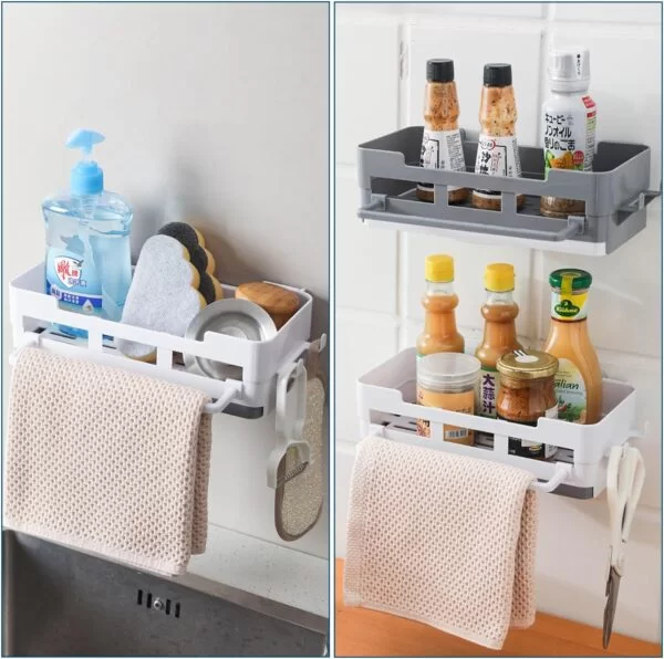 Kitchen Sink Sponge Holder with Drain Tray