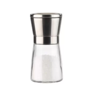 Salt/Pepper Mill Silver Top 6.4x13.6cm