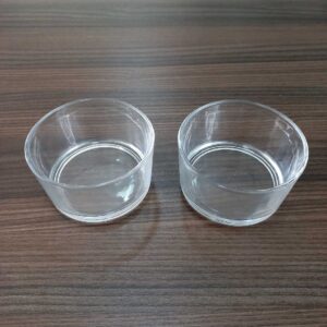 2-Piece Clear Round Chutney/Sauce Bowl Set