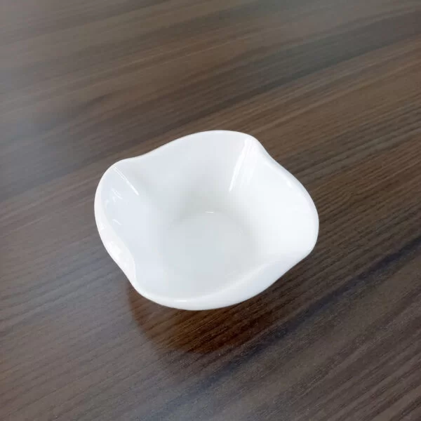 6pc Porcelain Bowl Set - wavy Edges