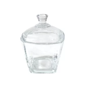 Glass Sugar Dish with lid