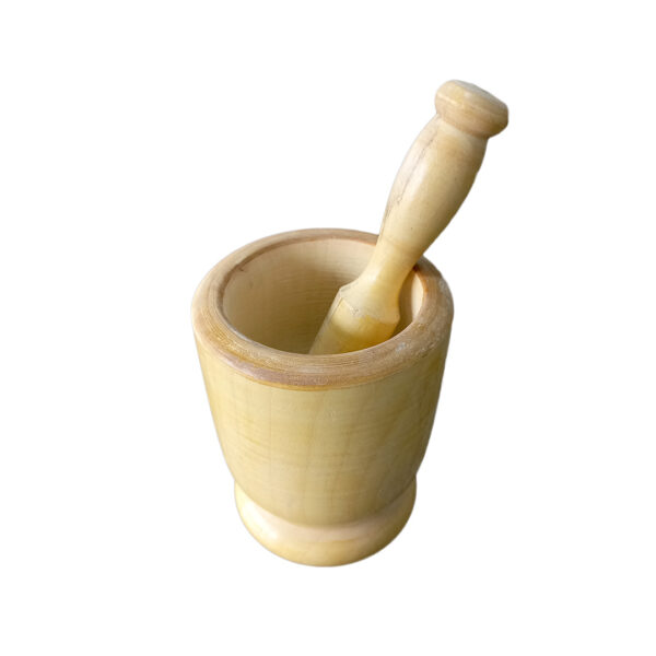 Wooden Mortar and Pestle Set