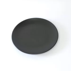 Ceramic Dinner Plate 27cm - Matt Black