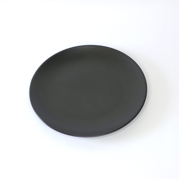 Ceramic Dinner Plate 27cm - Matt Black