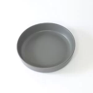 Ceramic Deep Plate 22cm - Battleship Gray