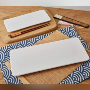 Porcelain Rectangular Sushi Plate