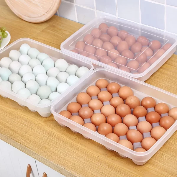 34 Grid Stackable Egg Storage Box/Tray