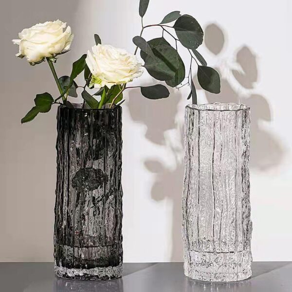 Textured Cylindrical Vase