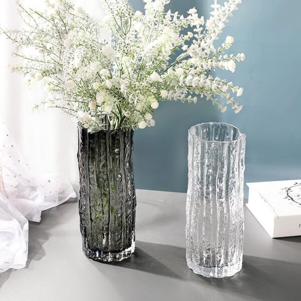 Textured Cylindrical Vase