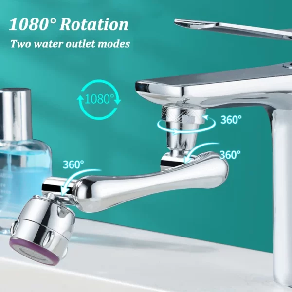 Rotating Water Tap/Faucet Extender