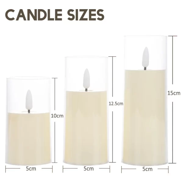 LED Flameless Candle Set