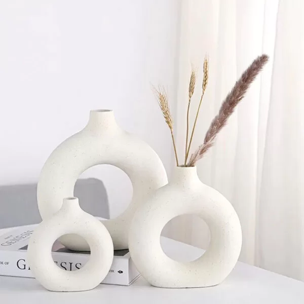 Ceramic Ring Vase