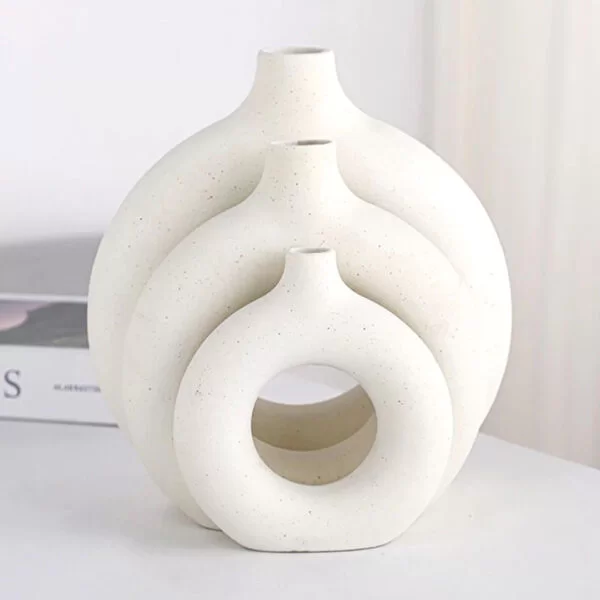 Ceramic Ring Vase