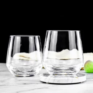 6pc Juice/Whiskey Glass Set (Thin Laser Cut Lip)