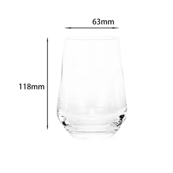 Juice/Water Glass 6pc Set with Laser Cutting 400ml, H:118mm DMC011LQ