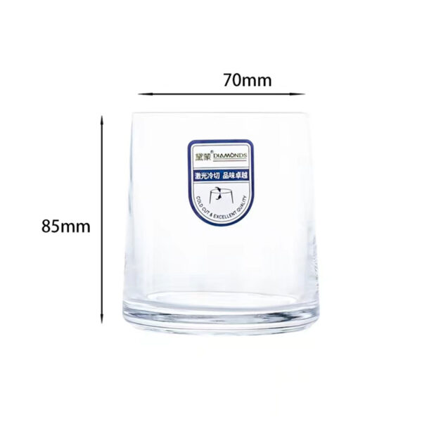 Juice/Whiskey Glass 6pc Set with Laser Cutting 270ml, H:85mm DMC016LQ