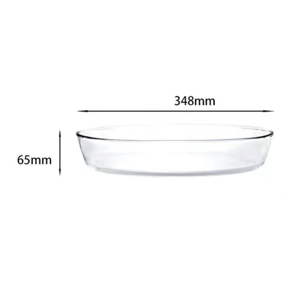 Oval Glass Baking Dish 3 Litre, H:65mm TYKP-3L