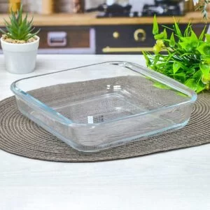 Rectangular Glass Baking Dish 1.8 Litre, H:51mm FXKP-1.8L