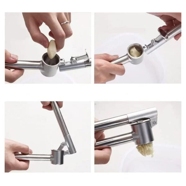 Stainless Steel Garlic Press