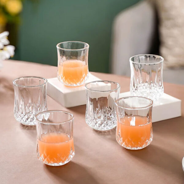 Juice/Whiskey Glass 6pc Set 210ml, H:90mm SK001-2