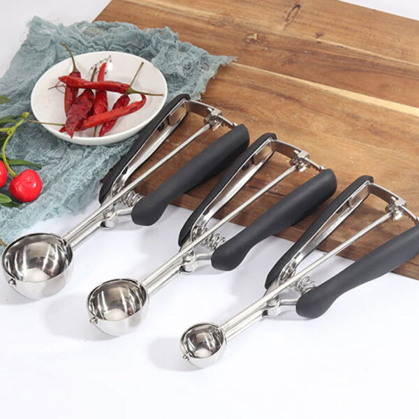 stainless steel ice cream scoop