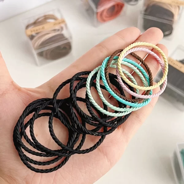 100pc Twisted Hair Band Pack