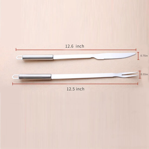 Meat Carving Fork & Knife Set 12.5 inches