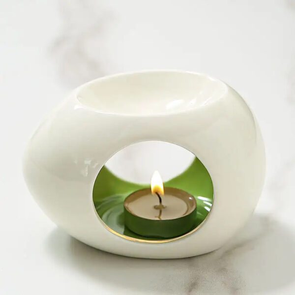 Ceramic Oil Burner - Minimalist Oval